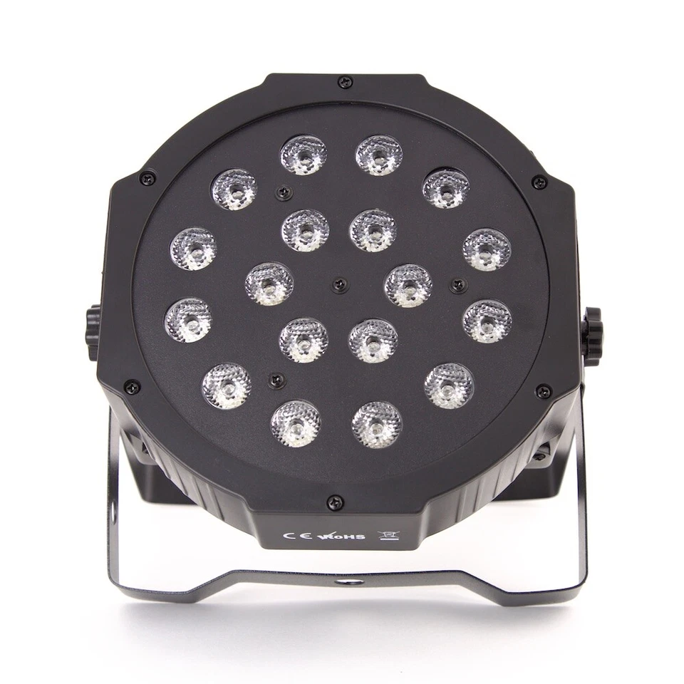 ETEC LED PAR 56 18x3W RGB DMX Scheinwerfer Party Disco DJ Bühne Show Effekt - Bild 2 von 4