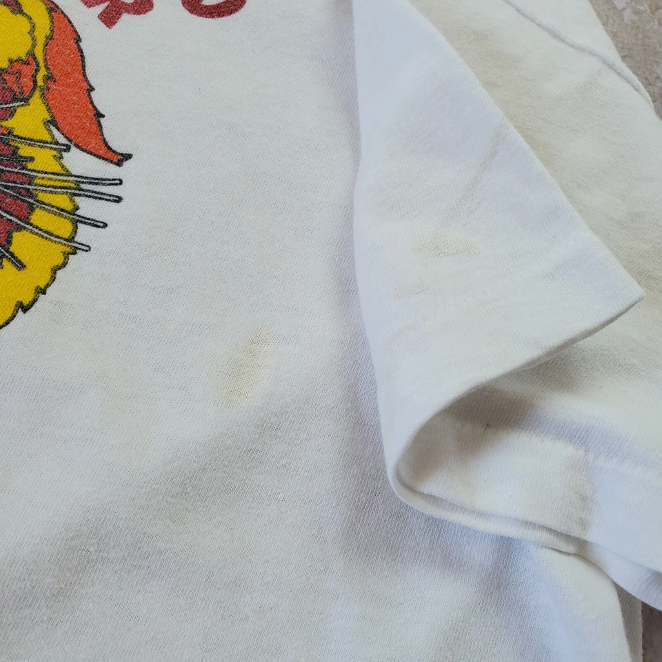 Camiseta True Vintage Años 70 Campeón Bar Azul Antigua Cerveza Inglesa Promo Camiseta Rap Tee Foto 4 de 4