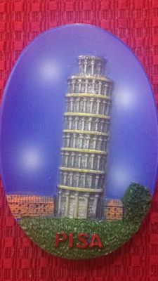 Souvenir Fridge Magnet Italia Italy - Pisa's Leaning Tower - Brand New