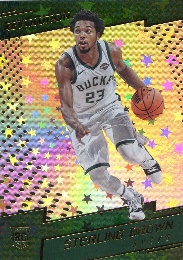 NBAカード STERLING BROWN 2017-18 NBA Hoops Rise N Shine Memorabilia Prime Sterling