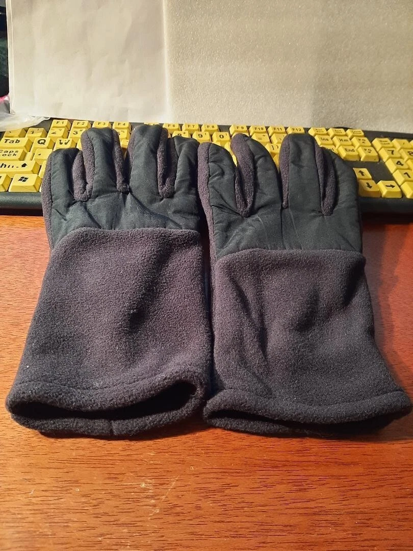 NEW ! Man All In Motion Thinsulate Fleece Glove Black Size L/XL
