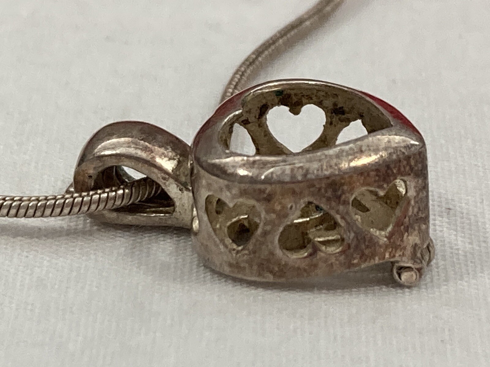 Vintage 925 India Solid Sterling Silver Snake 16”… - image 14