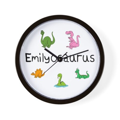 CafePress Emilyosaurus 10'' Wall Clock (114602209)