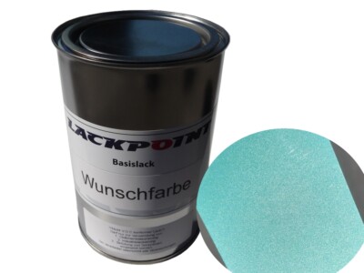 0,5 Liter Spritzfertigen Basislack für Nissan JDE Waterfall Green Metallic Auto