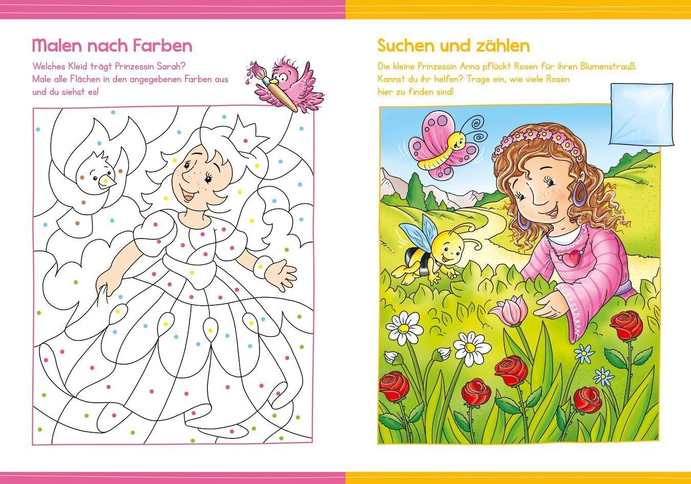 Thumbnail - Stefan Lohr | Malen Und Rätseln Für Kindergartenkinder. Prinzessinnen