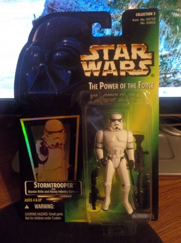 STAR WARS POTF Holo Card Stormtrooper with Rifle and Infantry Cannon "BRAND NEW"