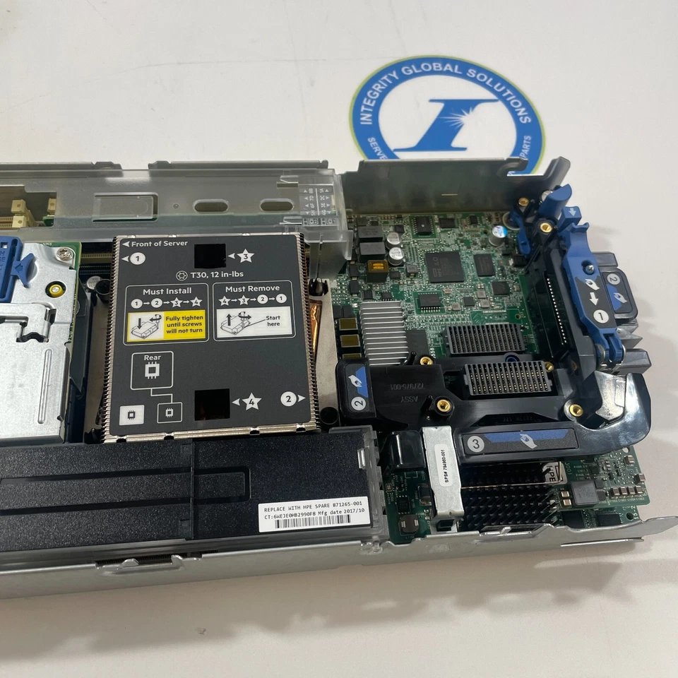 HP BL460c Gen10 G10 -  2x Gold 5118 2.3GHz 12C - 2-Bay 2.5" - 64GB - 2 X 900GB - Image 3 of 3