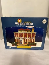 Santa's Workbench Owell Christmas Village Cornerstone Cafe Brick Coffee Shop