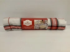 RUSTIC CLASSIC FARMHOUSE STYLE PLAID TABLE DRESSER RUNNER