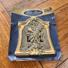 NOS NEW WALL PLATE LIGHT SWITCH AMERICAN TACK AND HARDWARE CO METAL  VERSAILLES