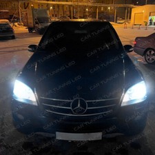 Mercedes ML W164 Canbus 2x H7 LED Headlights Low Beam 6500K White Bulbs Upgrade 