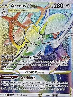 Pokémon Card - Card Graded ARCEUS VSTAR FA RAINBOW Japanese 2022 120/100  STAR BIRTH GP 10 5121 POKEMON - ARCEUS VSTAR - Catawiki