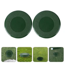 2PCS Home Professional Golfing Hole Cup Putting Green Golfing Practical Tool