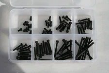 10-32 X 3/8" THRU  1 1/2"    SOCKET HEAD CAP SCREW ALLOY BLACK  ASSORTMENT