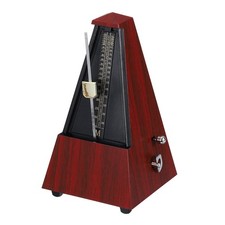 Mechanical Metronome for Piano Guitar Violin Ukulele Player ,Mahogany Color