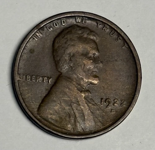 Fine+ 1922-D Lincoln Wheat Cent, Rich Brown U.S. Better Date Coin