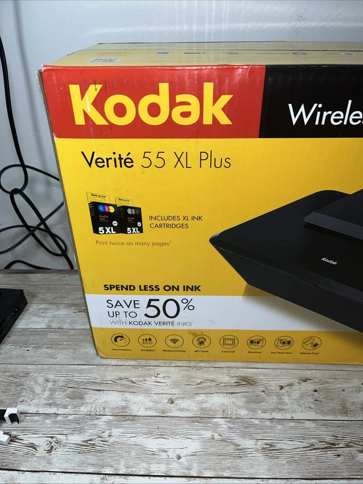 NEW Kodak Verite 55 XL Plus Wireless All-In-One Inkjet Printer - NEW/SEALED BOX - Image 2 of 4