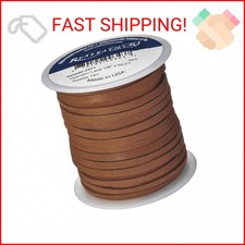 Realeather Crafts Deerskin Lace, Saddle Tan 1/8" x 50'