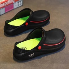 Men's Crocs Style Inspired NWT All Terrain Waterproof Slip On Clogs Outdoor Clog