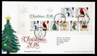 DR WHO 2016 GB FDC CHRISTMAS S/S R61512