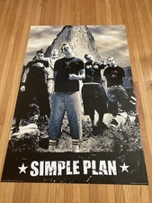 2004 Simple Plan Aquarius, Full Band ￼Promo Poster 24 x 36