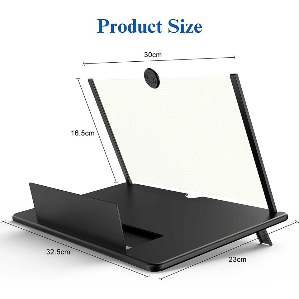 16" Screen Magnifier for Cell Phone – 3D HD Magnifing Screen Enlarger Project... - Image 4 of 4