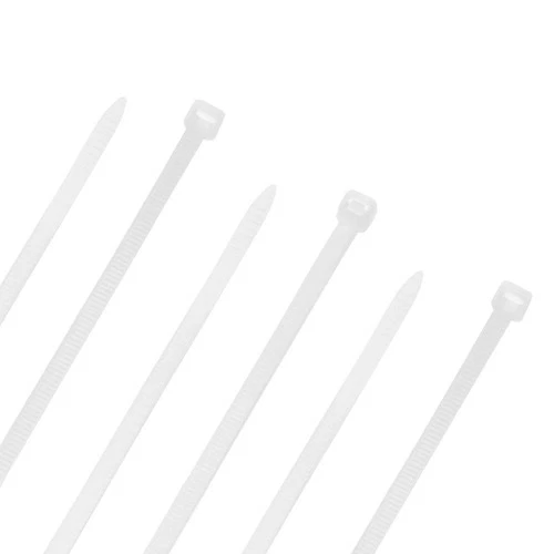 NavePoint 16 Inch Nylon White Cable Ties 120 Lbs 100 Pack