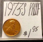 1973 S Lincoln Wheat Cent Proof! ENN Coins