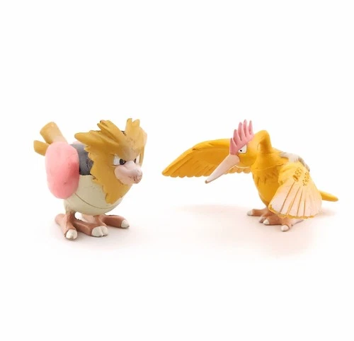 Vintage POKEMON Tomy FEAROW & SPEAROW Authentic CGTSJ 1990s Toy Mini Figures