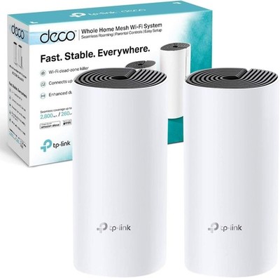 TP-Link Deco M4 Whole Home Mesh Wi-Fi System, Seamless and Speedy Up To 2800 Sq