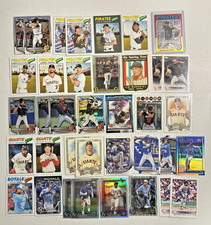 (37) Pittsburgh Pirates, San Francisco Giants, Kansas City Royals MLB Card Lot