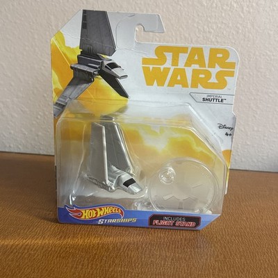 Hot Wheels ~ Star Wars ~ Imperial Shuttle Starships Includes Flight Stand