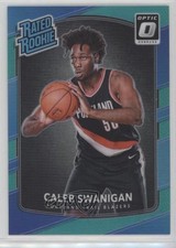 2017 Panini Donruss Optic Rated Rookie Aqua Prizm 2/25 Caleb Swanigan #175 3f2