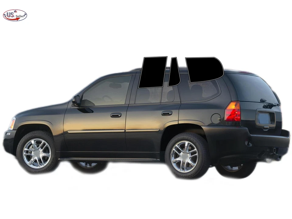 Kit de película de tinte de ventana de 2 capas precortada personalizada computarizada para GMC Envoy 02-09 4 puertas Foto 3 de 4