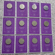 Platinum Jubilee Collection Jersey, Guernsey, IOM 50p Coins - CHOOSE YOUR COIN