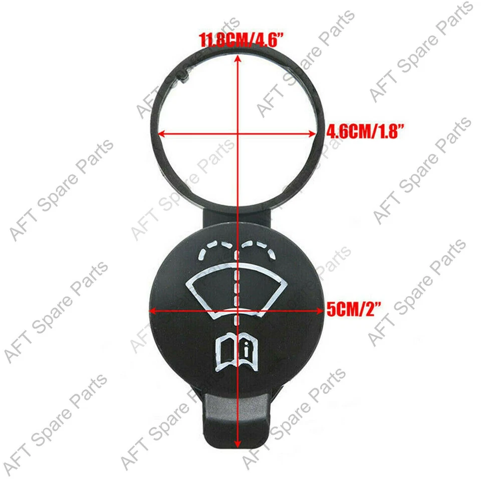 Windshield Wiper Washer Fluid Reservoir Bottle Cap Cover For Chevrolet Corvette - Image 4 of 4