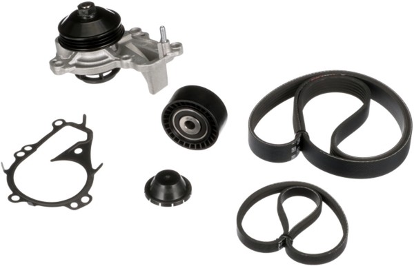 Gates Wasserpumpe + Keilrippenriemensatz Micro-V® KP16PK848SF FüR Opel Crossland-image