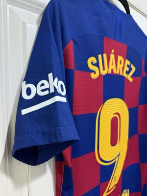 【新品タグ付 正規品 】NIKE FC SUÁREZ スアレス 9 Suarez #9 Mens MEDIUM Nike FC Barcelona Kitroom/Player Issue Home