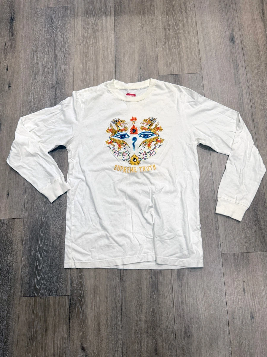 Supreme Long Sleeve White Shirts for Men for sale | eBay