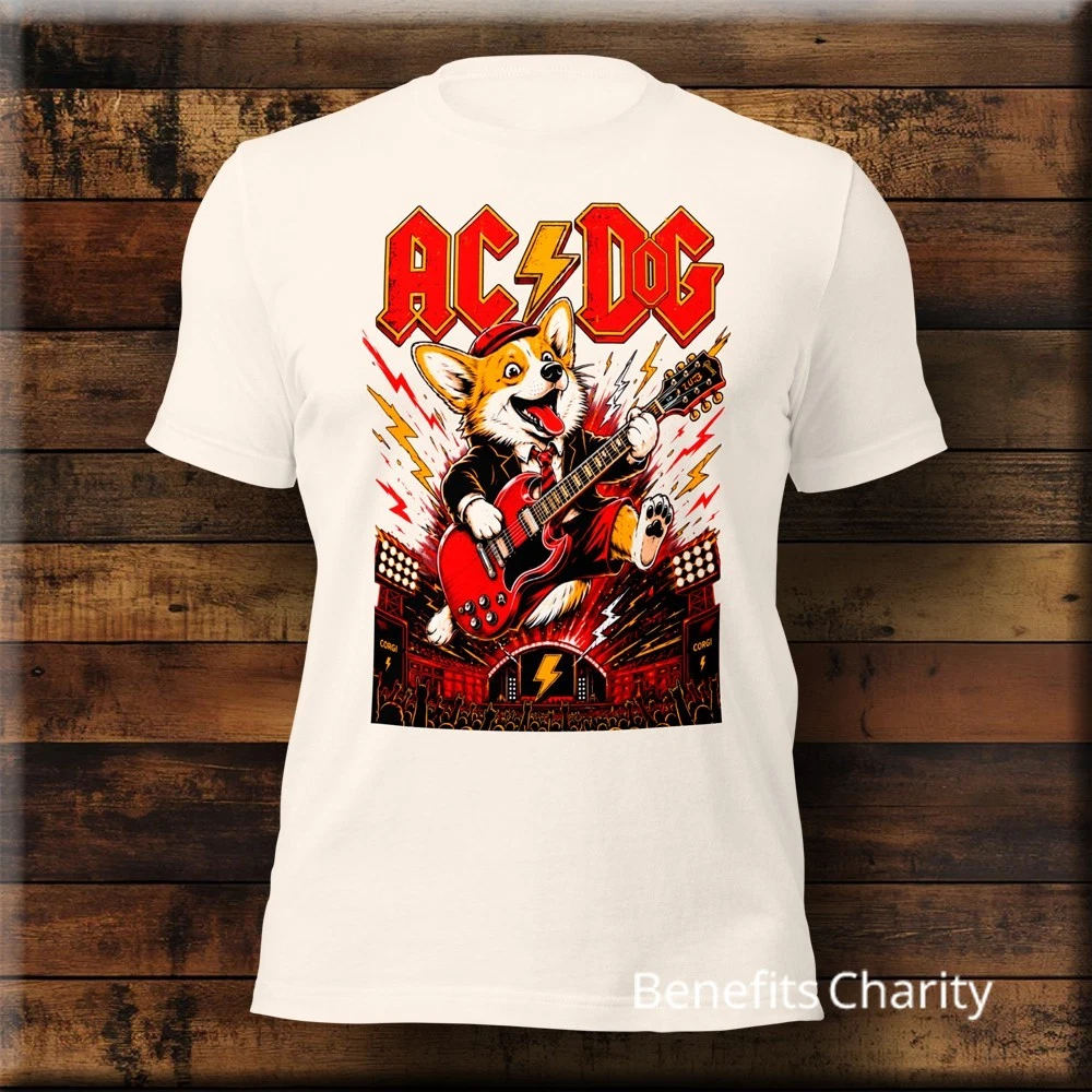 AC/DOG - AC/DC Parody T-Shirt - Urban Streetwear Band Tee
