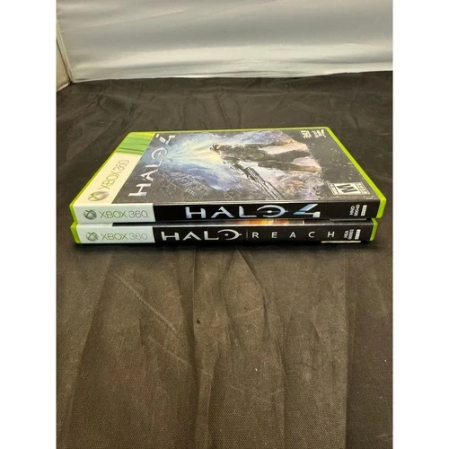 Xbox 360 Halo Lot: Halo Reach + Halo 4 Video Game Bundle Microsoft Tested Vtg