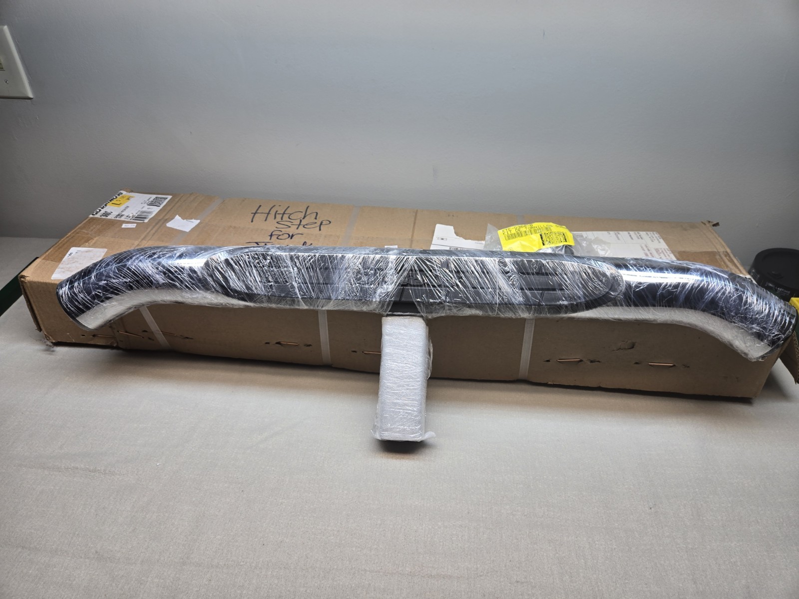 GO RHINO 360C UNIVERSAL CHROME FINISHED STEEL HITCH STEP FOR 2 RECEIVERS