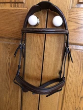 Joseph Sterling Padded Leather Bridle - Brown - Cob - No Reins - EUC