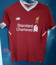 Authentic Liverpool Home Shirt 2017/18 125 Year Anniversary Large Boys Mane 19