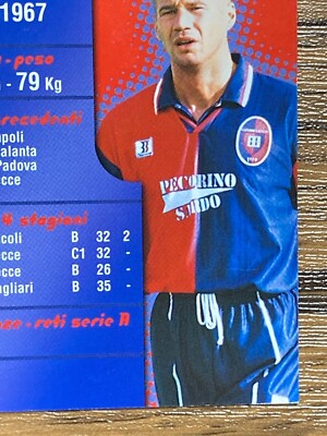 Francesco Zanoncelli Cagliari Card No.26 Calcio 1999 Serie A