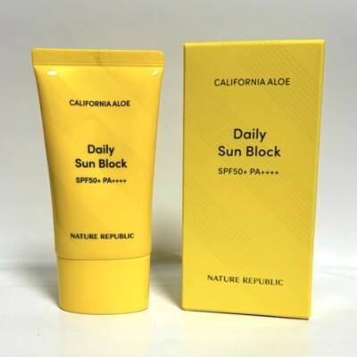 NATURE REPUBLIC California Aloe Daily Sun Block SPF50+ PA++++ 57ml Sonnencrem...