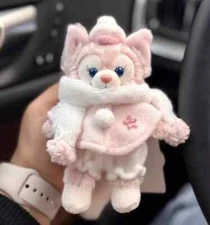 Disney Scarf Winter Linabell Plush Doll Pendant Keychains Backpack Decor Gift