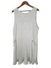 NWT Loft Plus Size 18 Yellow Tweed Sleeveless Knee Length Dress Gold Button