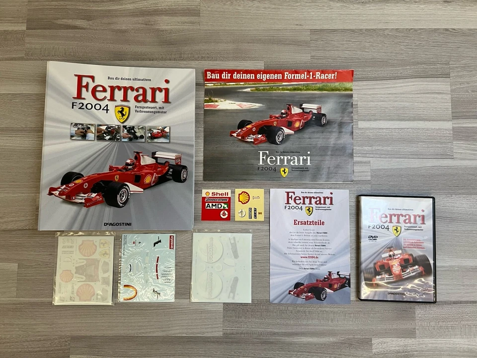 DeAgostini Kyosho Ferrari F2004 Verbrenner 1:8 RC Formel 1 - ungefahren - TOP - Bild 2 von 4
