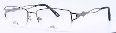 Emozioni by Safilo EM4363/N JVL Gunmetal Womens Rectangle Eyeglasses 57-18-140